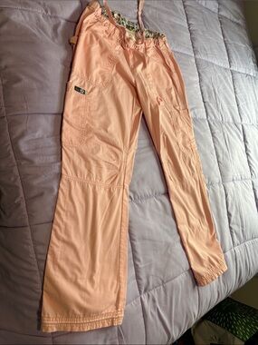koi pink Cargo Scrub pants